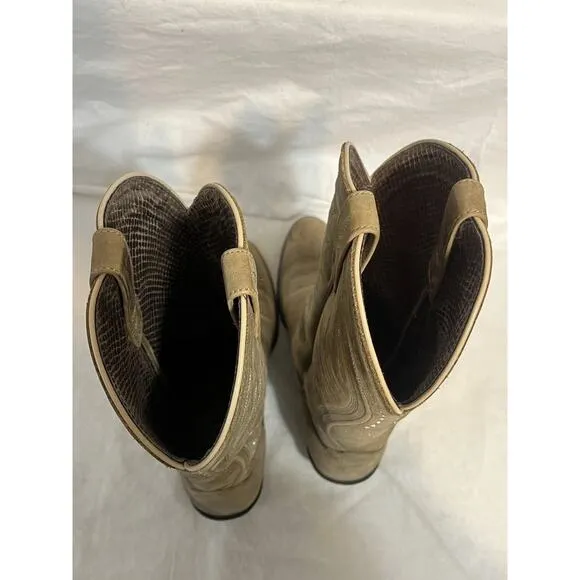 ARIAT AMMORETTE BROWN ROUND TOE WESTERN COWGIRL BOOT 10017332 WOMENS 6B