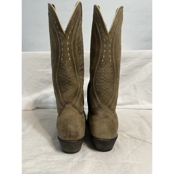 ARIAT AMMORETTE BROWN ROUND TOE WESTERN COWGIRL BOOT 10017332 WOMENS 6B