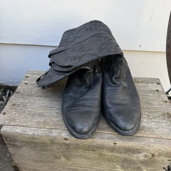 Ariat Heritage R Toe Black Cowboy Boots Style #34770 Size 10EE