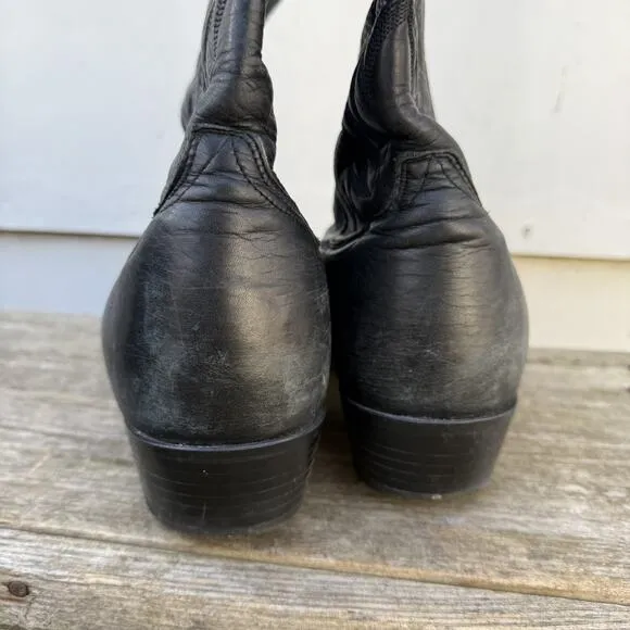 Ariat Heritage R Toe Black Cowboy Boots Style #34770 Size 10EE