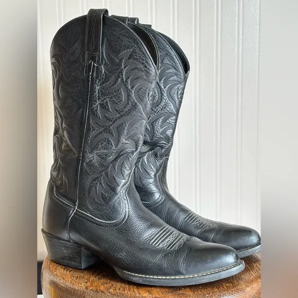 Ariat Men’s Heritage R Toe Western Boots 9.5D
