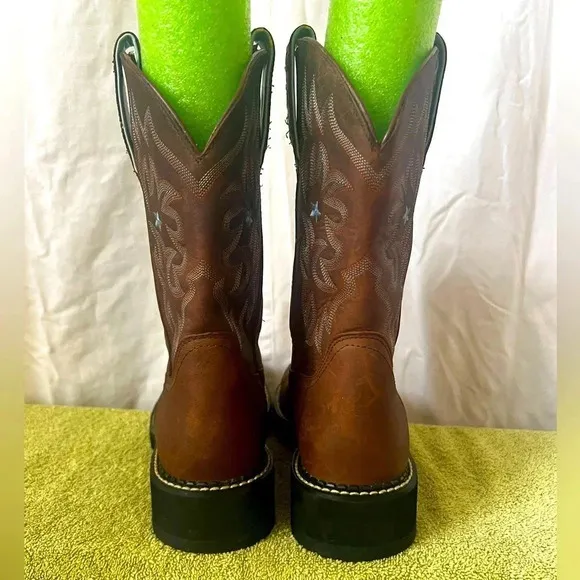 ARIAT WOMEN'S DRIFTWOOD PROBABY PERFORMANCE BOOTS ROUND TOE Women's Sz 6.5 FLAW