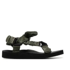 ARIZONA LOVE Womens Trekky Leather Sandals Size 41/US 11 Khaki Read Description