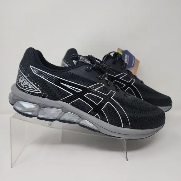 Asics Running Shoes Mens 11.5 Black Flyte Foam Gel Knit Gym Active Logo Sneakers