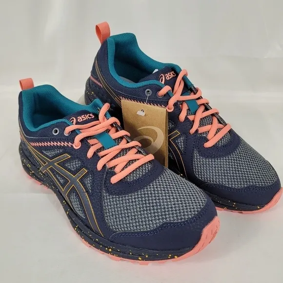 Asics Women's Torrance Trail Fitness Running Shoes Sneakers Sz 9 Blue/Pink NIB