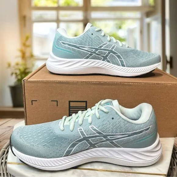 ASICS GEL-Excite 9 Women's Running Shoes Soothing Sea White Size 7.5 EU 39