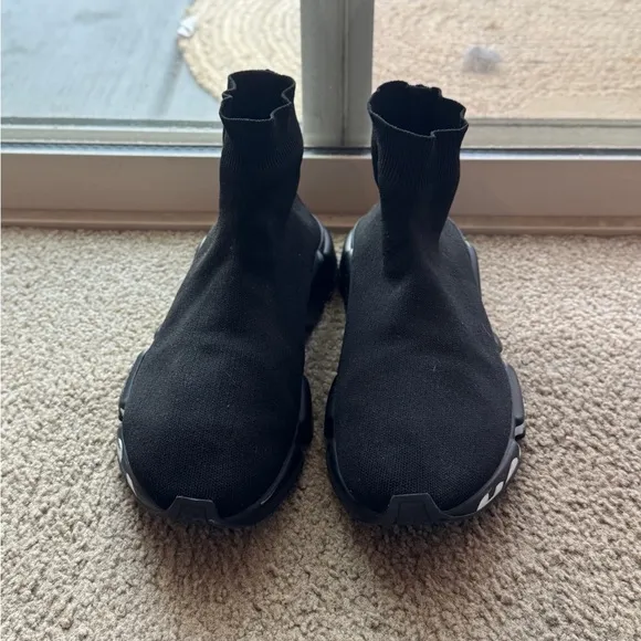 Balenciaga Black Athletic Shoes
