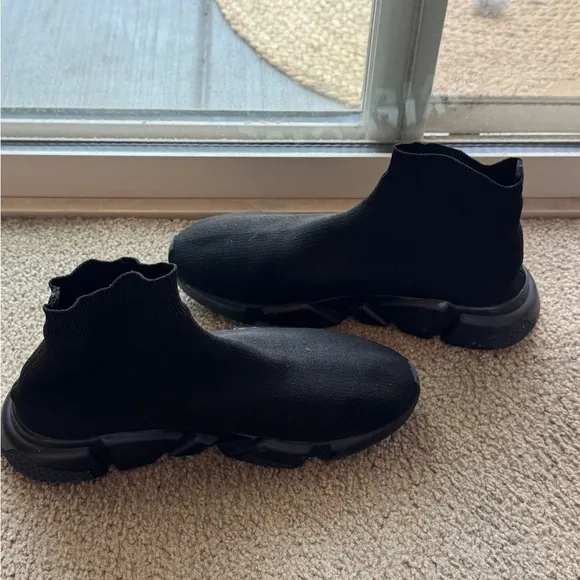 Balenciaga Black Athletic Shoes