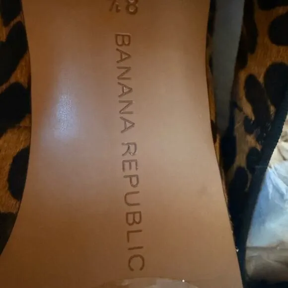 Banana Republic Sz 8.5 Women's Calf Hair Block Heels