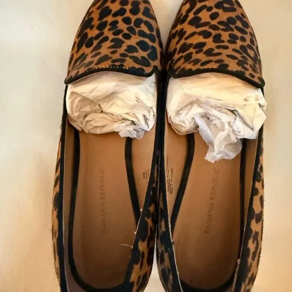Banana Republic Sz 8.5 Women's Calf Hair Block Heels