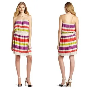 BCBGMAXAZRIA Mateo Lace appliqued crepe dress NWT