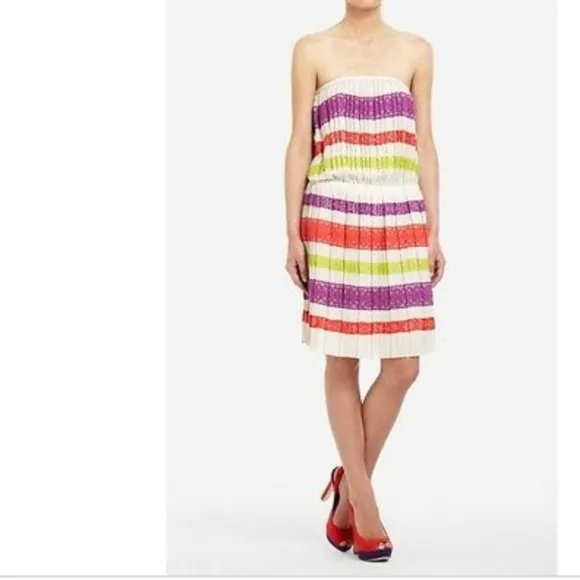 BCBGMAXAZRIA Mateo Lace appliqued crepe dress NWT