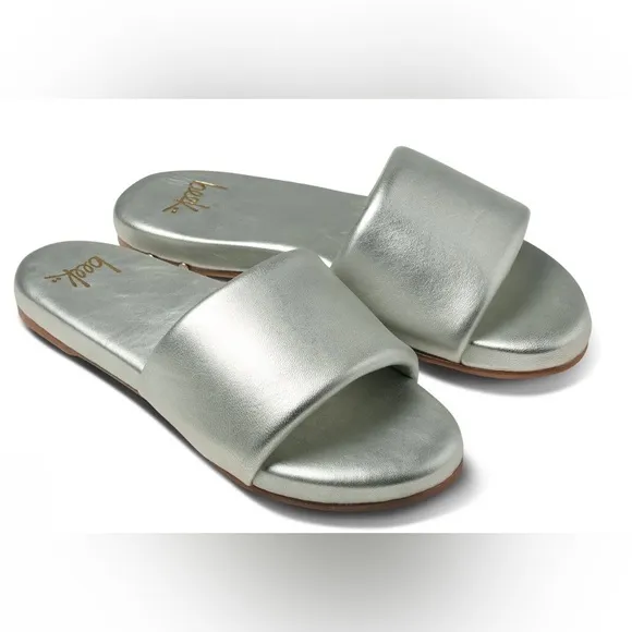 beek Baza Silver Sandal. New with box and dust bag.
