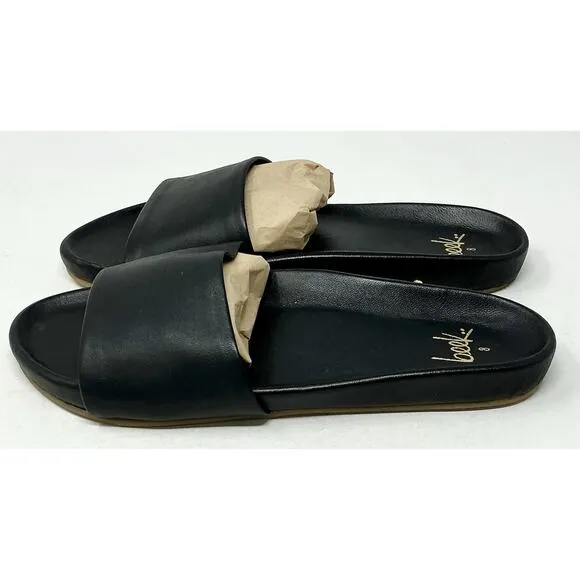 🆕Beek Gallito Leather Sandals Black Women NIB