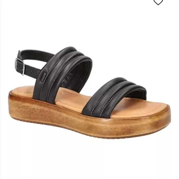 Bella Vita Women's Italy Ode-Italy Puffy Slingback Sandals