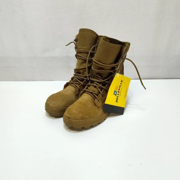 Belleville C290 Ultralight Combat Training Boot Sz 7R Vibram Outsole Coyote Brow
