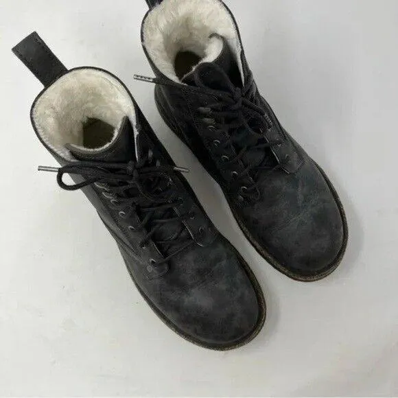 Birkenstock 41 Bryson graphite grey combat bootS Narrow military