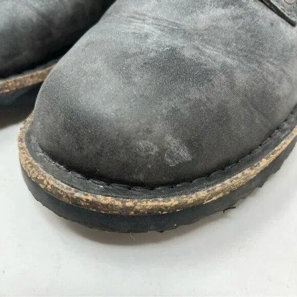 Birkenstock 41 Bryson graphite grey combat bootS Narrow military
