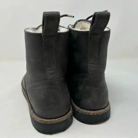 Birkenstock 41 Bryson graphite grey combat bootS Narrow military