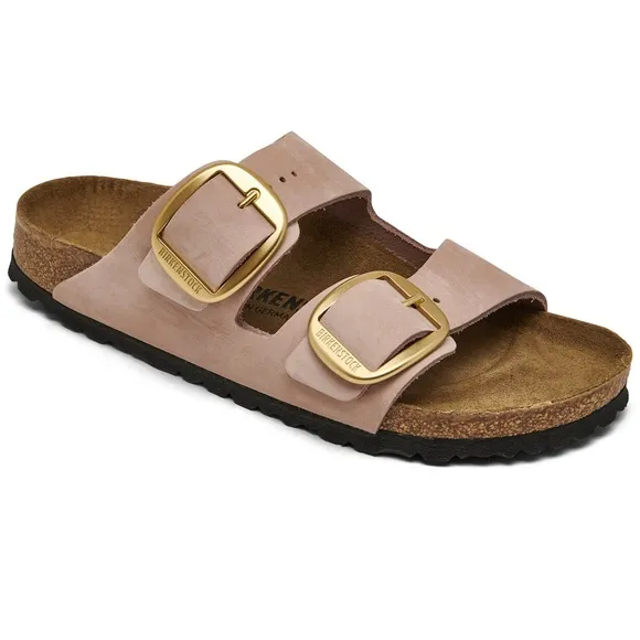 Birkenstock Arizona Big Buckle Oiled Leather Pink Sandals EU39 / US 8