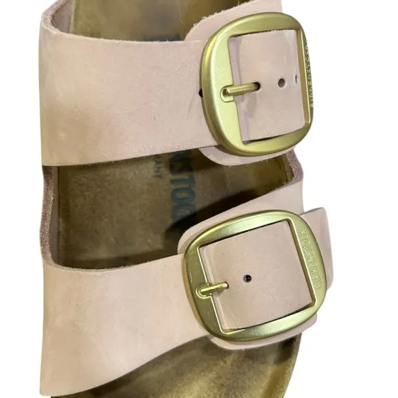 Birkenstock Arizona Big Buckle Oiled Leather Pink Sandals EU39 / US 8