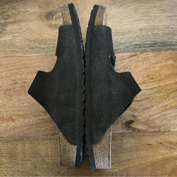 Birkenstock Arizona Suede Chocolate Brown Sandals Size 9-9.5