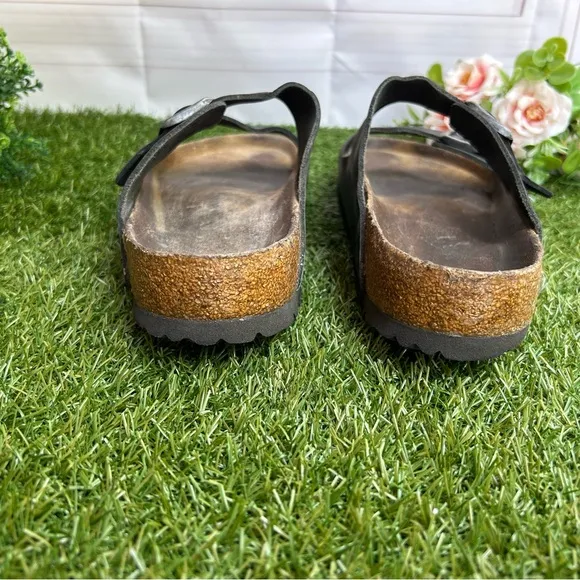 Birkenstock ArizonaOiled Leather - Black size 43 US 10-10.5