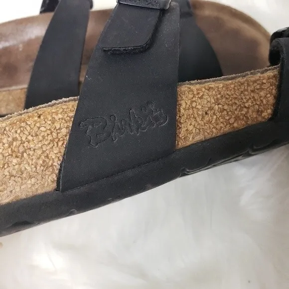 Birkenstock Birkis Tahiti Black Size 5