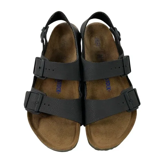 Birkenstock Birko Flor Sandals EU 42 - US 9-9.5 Backstrap Regular/Wide Black