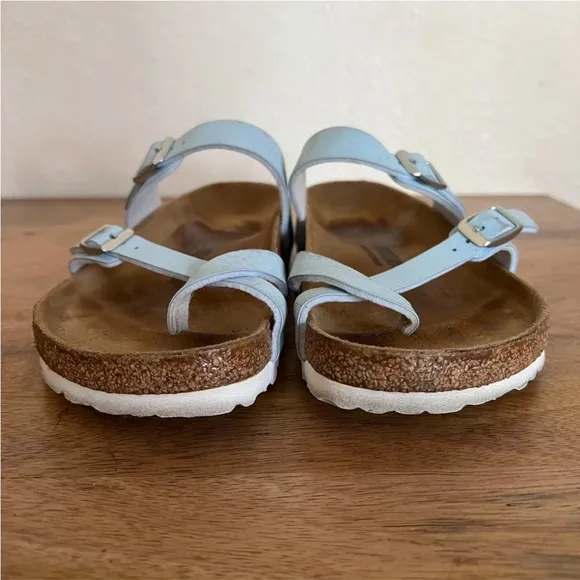 Birkenstock Blue Mayari Leather Sandals Size 6