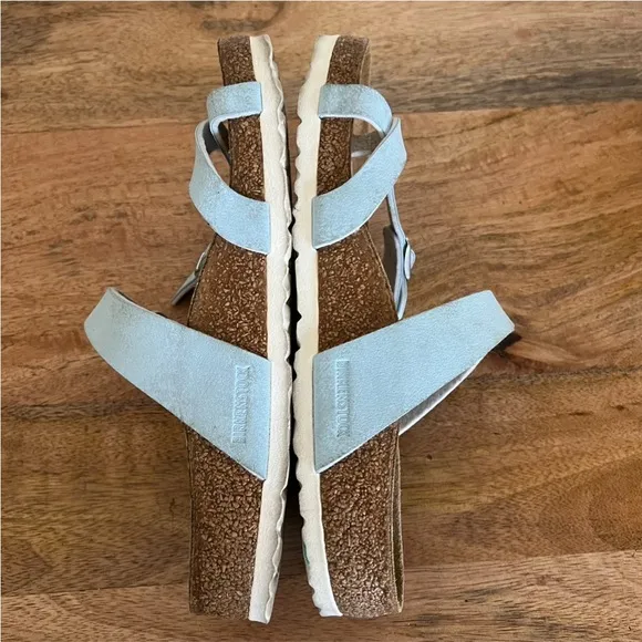 Birkenstock Blue Mayari Leather Sandals Size 6