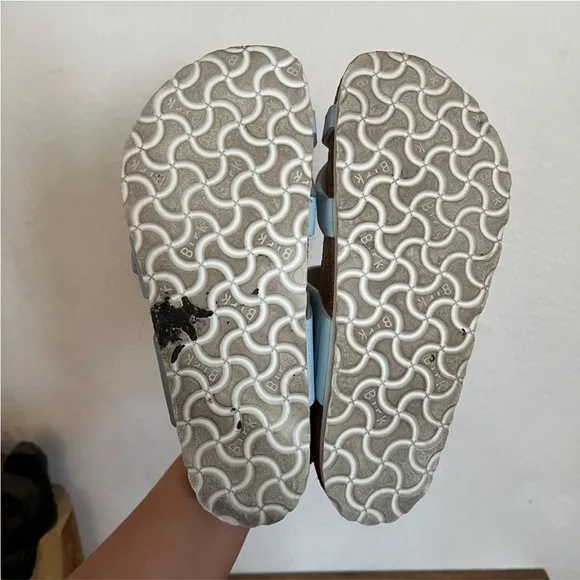 Birkenstock Blue Mayari Leather Sandals Size 6