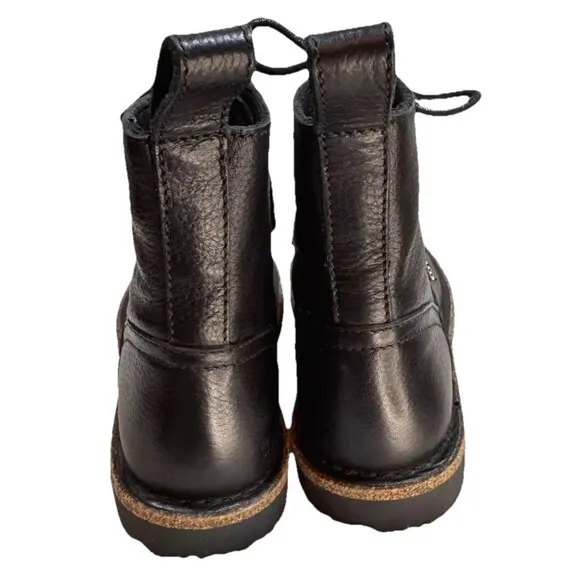 Birkenstock Boots 36EU/US5-5.5 Bryson Black Natural Leather Grunge Combat