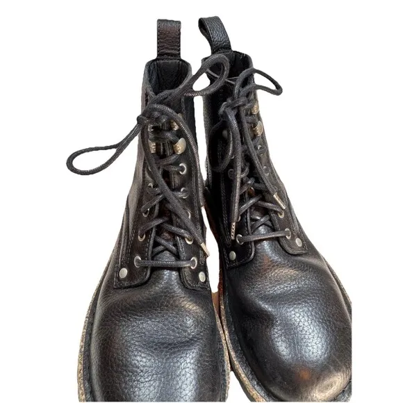 Birkenstock Boots 36EU/US5-5.5 Bryson Black Natural Leather Grunge Combat