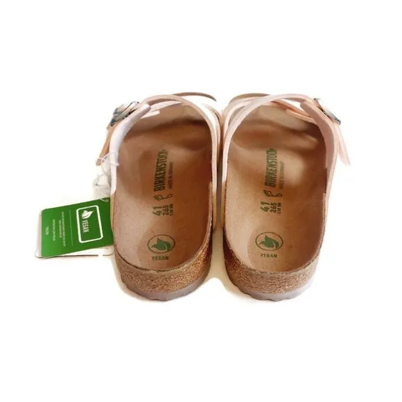 Birkenstock Franca Birkibuc Sandals Womens Size 10 Light Rose Regular Fit EU 41