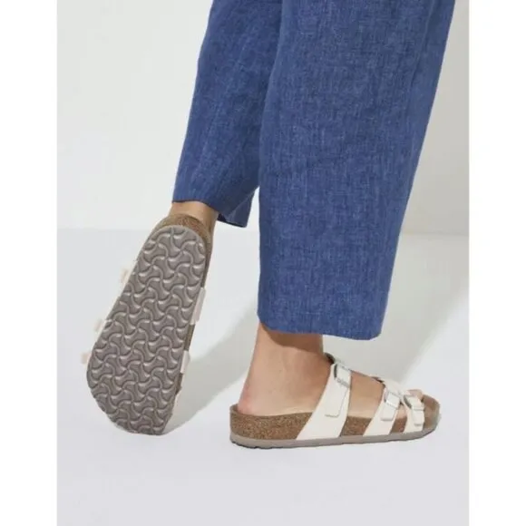 Birkenstock Franca Birkibuc Sandals Womens Size 10 Light Rose Regular Fit EU 41