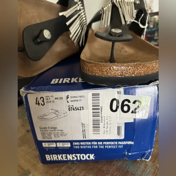 Birkenstock Gizeh Fringe Sandals Rare Style NWT