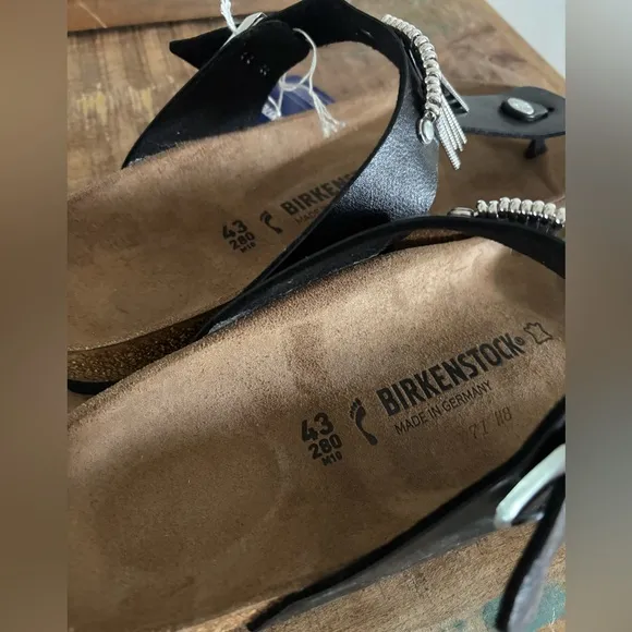 Birkenstock Gizeh Fringe Sandals Rare Style NWT