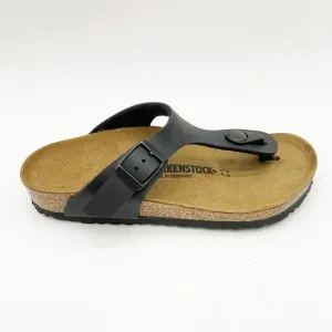 Birkenstock Gizeh Kids BS Black Birko-Flor Sandals Regular Fit US 12 EU 30