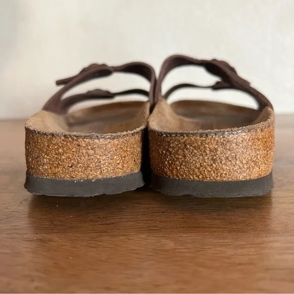 Birkenstock Granada Brown Leather Sandals Size 7