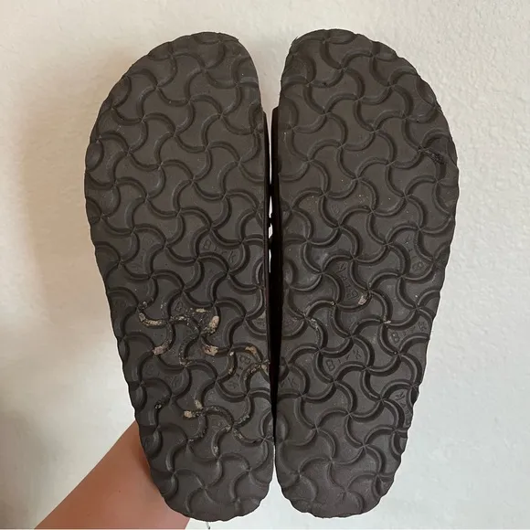 Birkenstock Granada Brown Leather Sandals Size 7