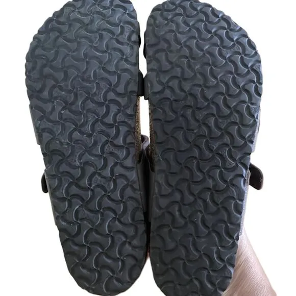Birkenstock Mayari Mocha Crisscross Straps Toe Loop Sandals Unisex Size 34