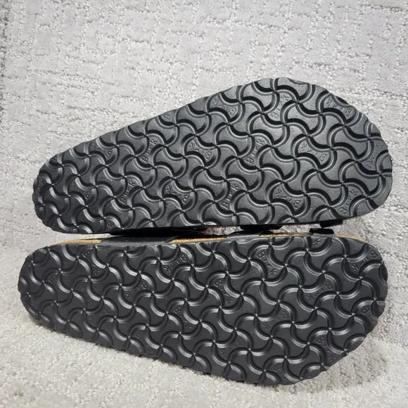 Birkenstock Mayari Unisex Size EU 41 US L10 M8 Black Birko-Flor Slide Sandals