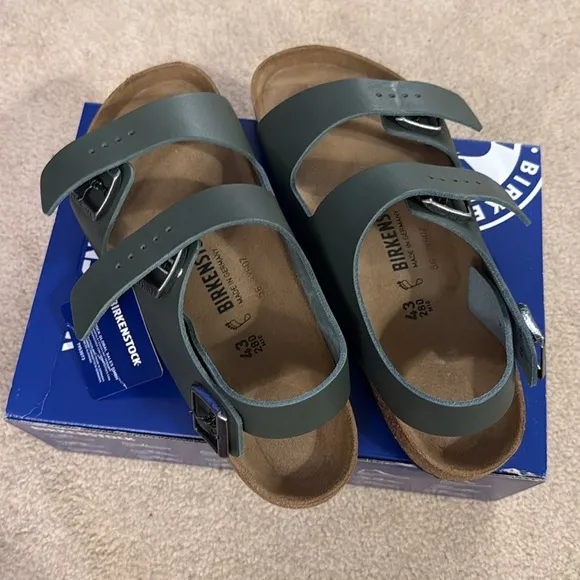 Birkenstock Milano Sandals in Vintage Green NWT