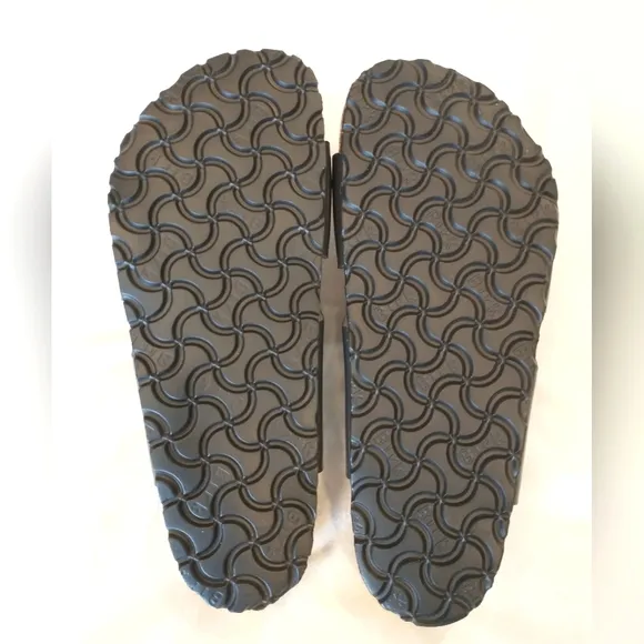 Birkenstock Patent Birko-flor Sydney Sandals - Gray - 37 EU - NWOB