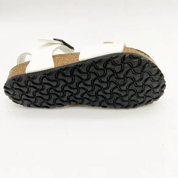 Birkenstock Rio Kids BS White Sandals Narrow Fit