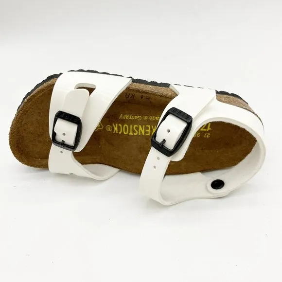 Birkenstock Rio Kids BS White Sandals Narrow Fit