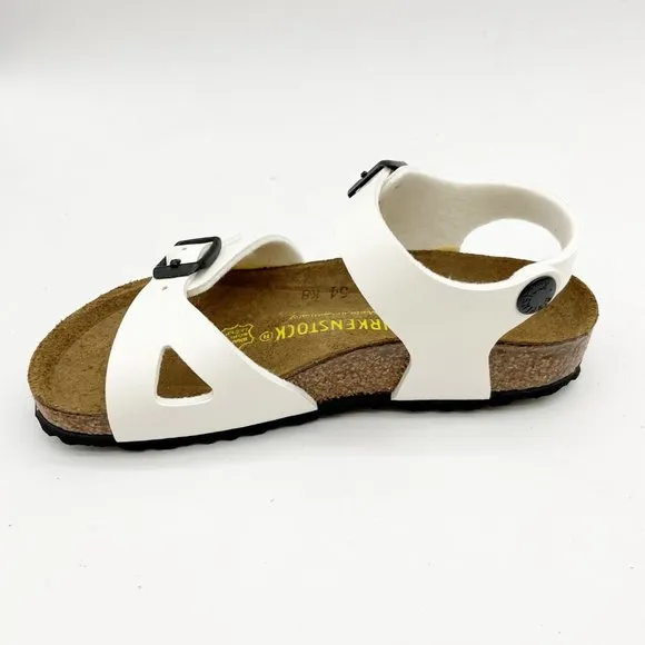 Birkenstock Rio Kids BS White Sandals Narrow Fit