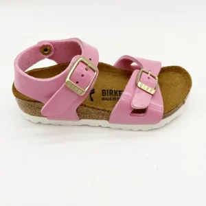 Birkenstock Rio Kids Cashmere Rose Pink Sandals Narrow Fit