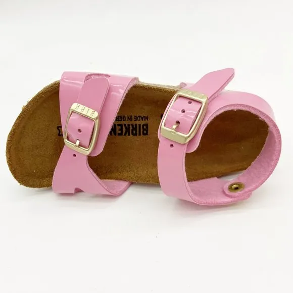 Birkenstock Rio Kids Cashmere Rose Pink Sandals Narrow Fit